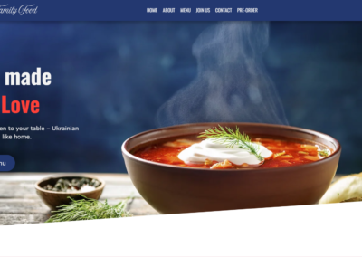 Mashyn Family Food Website (in Progress)