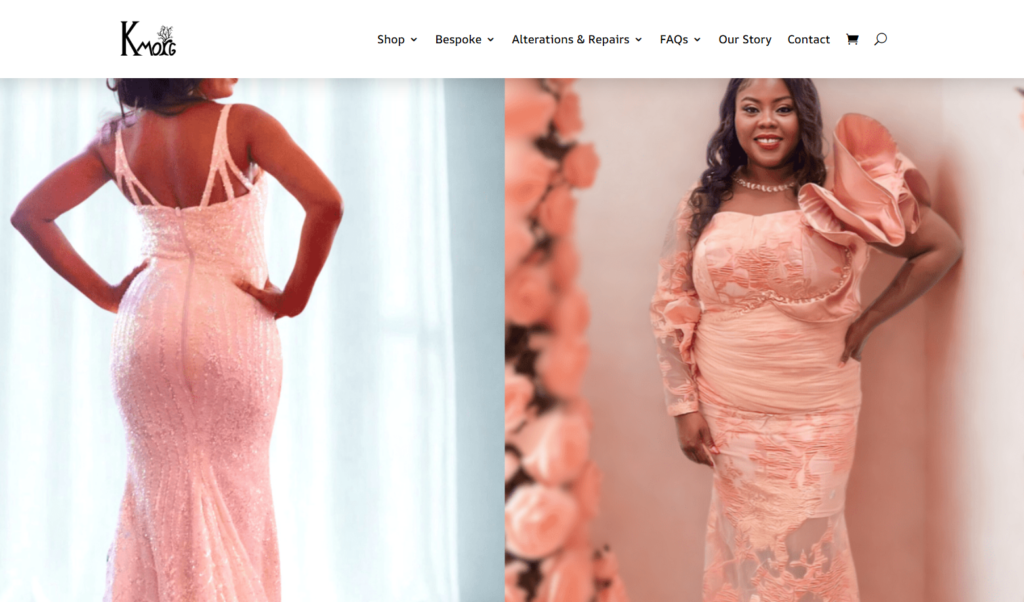 Kmorg Clothing website - Home page Kmorg Clothing website - Home page